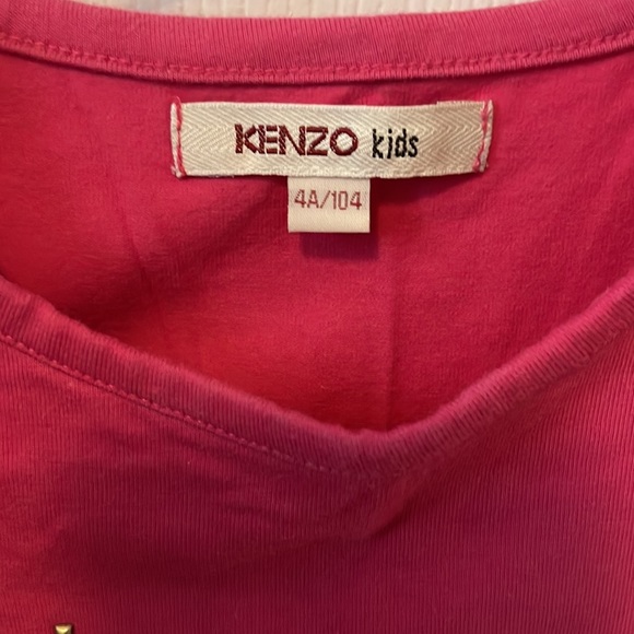 Kenzo Girls Pink Top - Picture 3 of 4